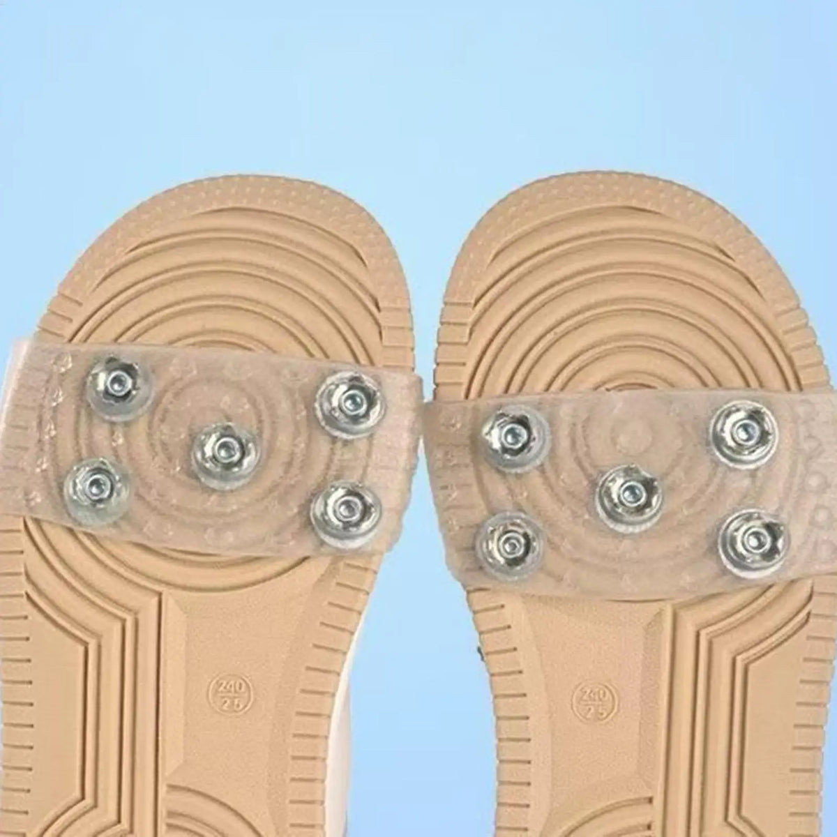 Clear Anti-Slip Ice Cleats for Shoes