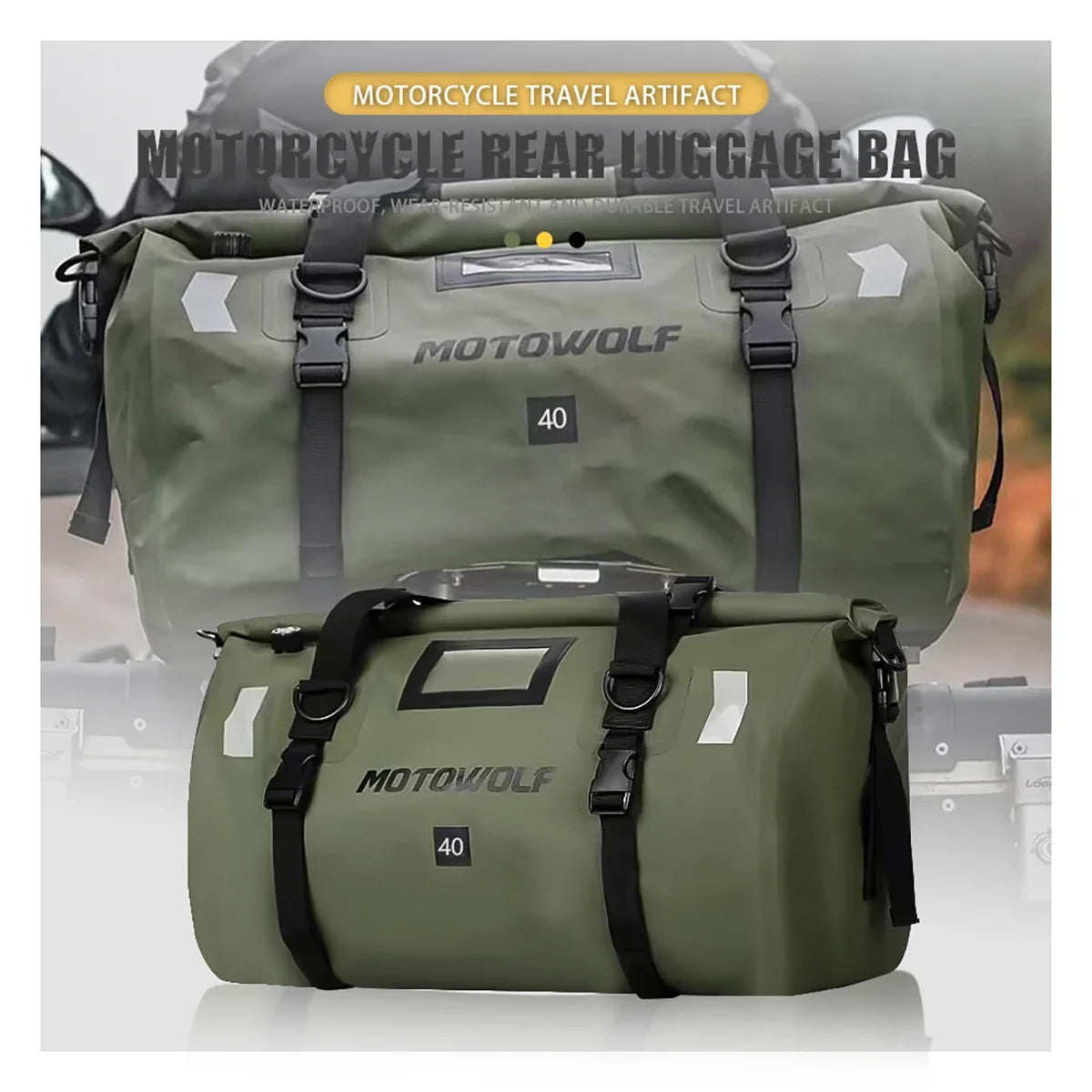 Waterproof 20L/40L/50L/66L/70L/100L Dry Storage Bag for Bicycle Mototcycle Travel, Swimming, Boating, Kayaking, Camping & Beach