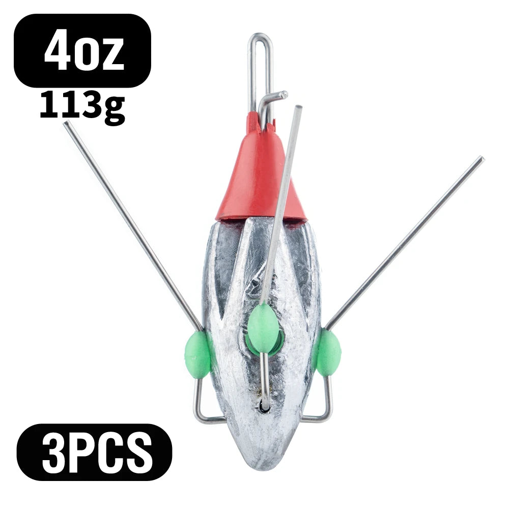 Sputnik Surf Fishing Sinkers 3-8oz (3 Pack)