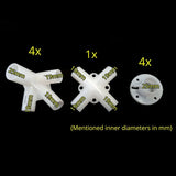Spare Parts For 3x3m Gazebo Awning Tent Feet Corner Center Connector Tent Connector Parts Tent Outdoor Camping Accessories