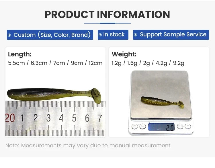 Paddle Tail Swimbaits (10 Pack)