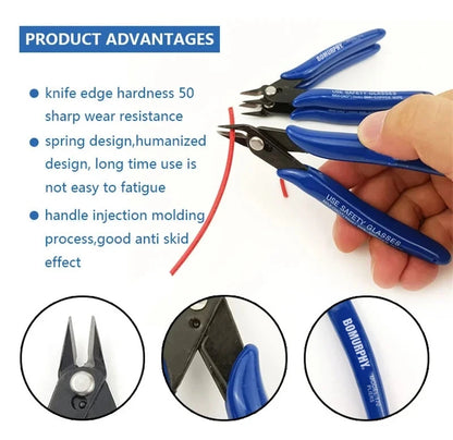 Hand Tools Universal Pliers Multi Functional Tools Electrical Wire Cable Cutters Cutting Side Snips Flush Electronic Pliers