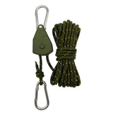 5M Tent Fastener Rope Adjustable Fixed Buckle Pulley Rope Windproof 4mm Outdoor Guy Lines Reflective Camping Accessories