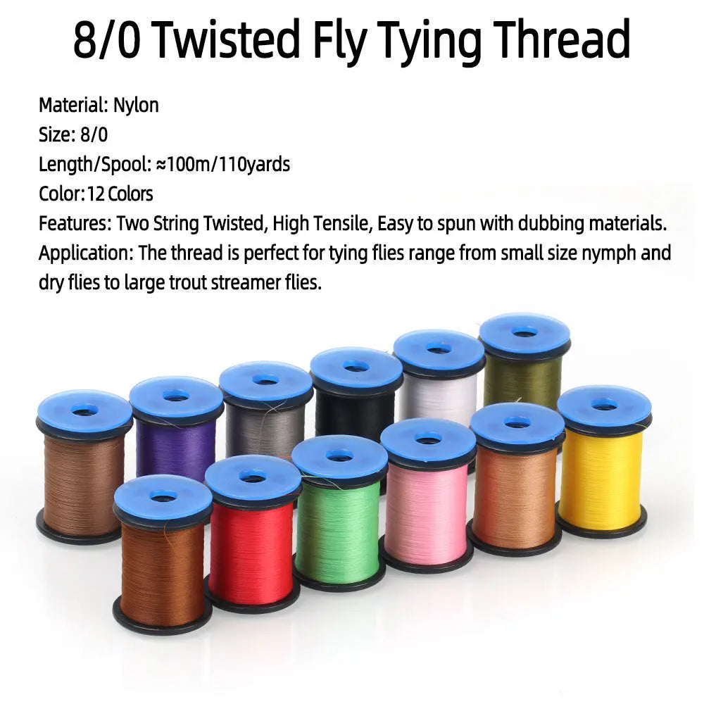 8/0 Twisted Fly Tying Thread