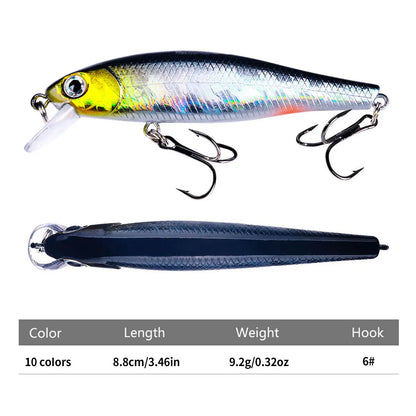 Minnow Jerkbait Wobbler 8.8cm 9g