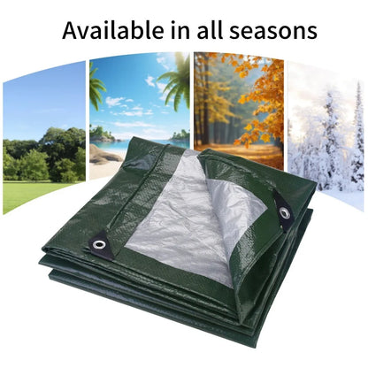 2026 5x4m 4x3m 3x3m Large Waterproof Tarp Camping Tent Outdoor Shade Sail Ultralight Garden Canopy Awning Tourist Beach Sun