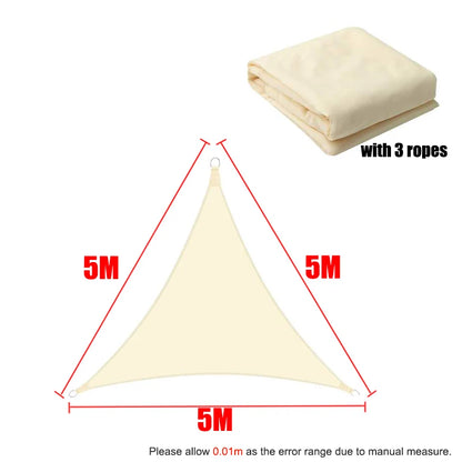 Outdoor Shade Sail awnings Waterproof Sun Shelter Square Rectangle Sun Shade Protection Canopy Garden Patio Pool Camping Shade