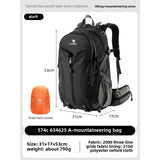 GOLDEN CAMEL Waterproof Mountaineering Bags Unisex Hiking Backpacks Travel Large Capacity Backpack Student Schoolbag Lightweight