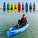 Portable LLDPE Modular Kayak – Split Hard Shell Electric & Pedal Canoe for Solo or Tandem Lake & Sea Adventures