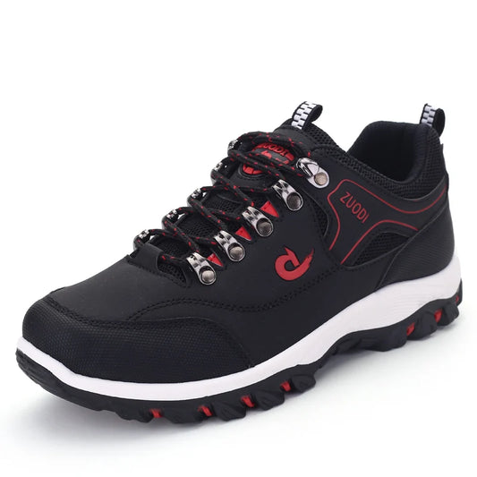 Men’s Leather Casual Shoes – Lightweight Walking & Tennis Sneakers for Spring, Autumn & Winter