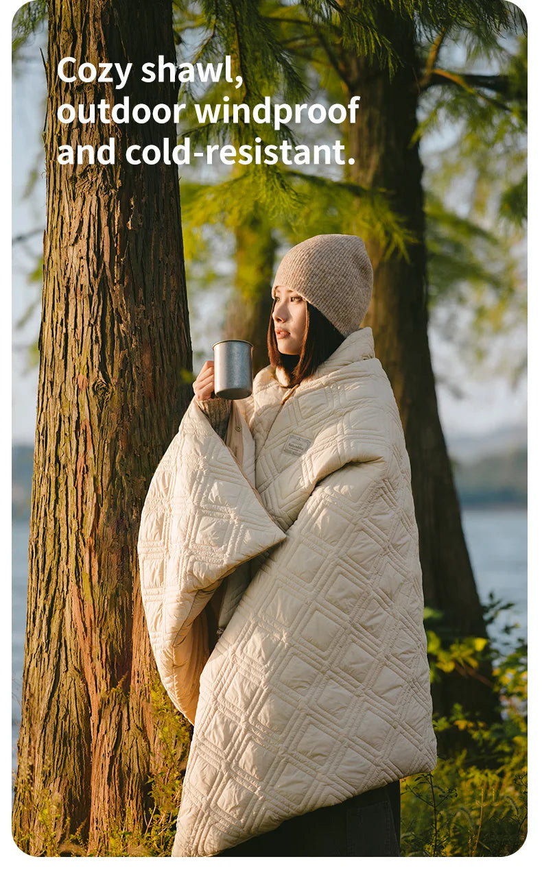 Naturehike Electric Heated Blanket Winter USB Heating Blanket Camping Warm Sleeping Bag Liner Outdoor Shawl Thermal Sleeping Bag