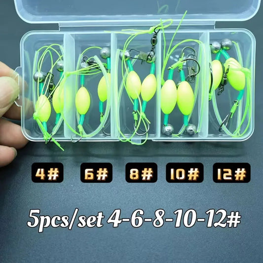 Salmon Double-Hook Fly Kit (5 Pack)