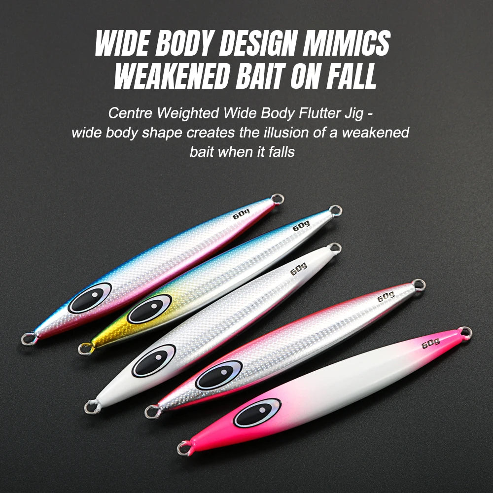 JIGGING PRO Slow Pitch Metal Jigs (40-100g)