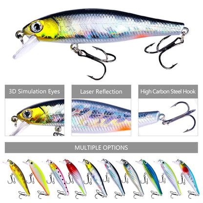 Minnow Jerkbait Wobbler 8.8cm 9g