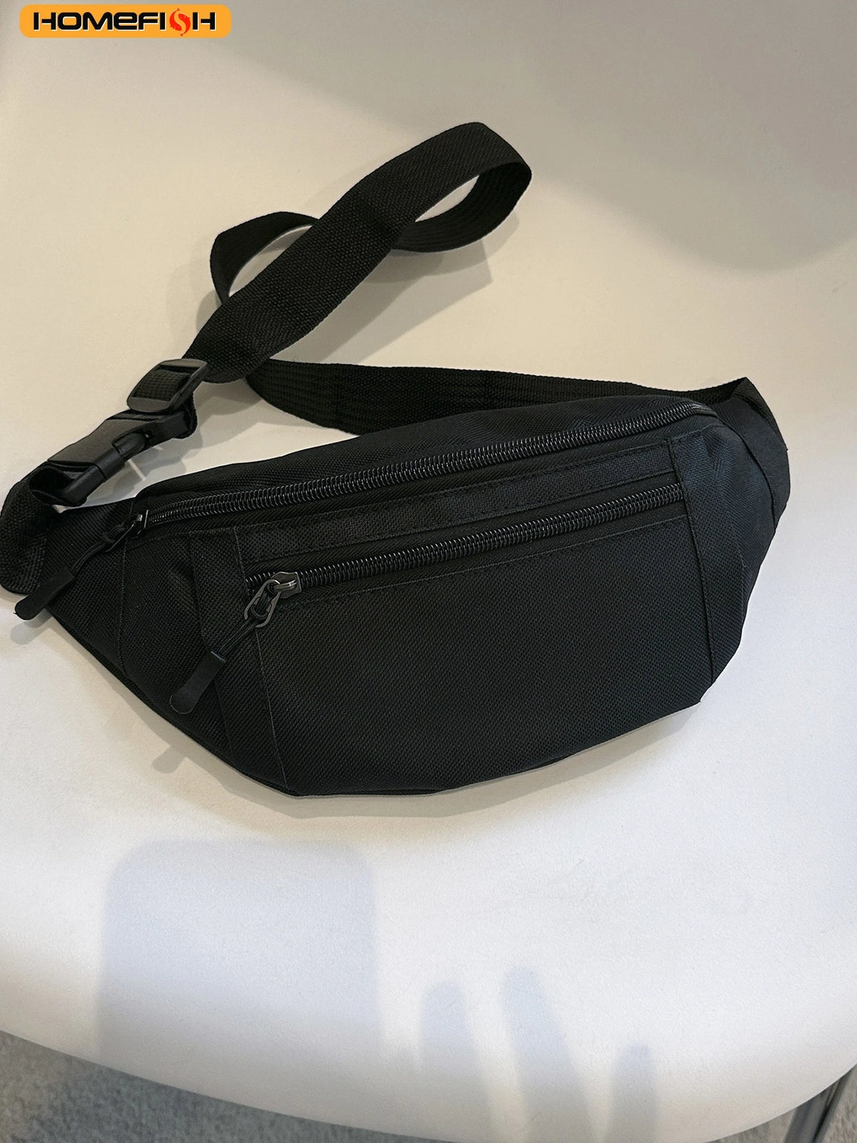 HOMEFISH Fanny Pack Sports Festival Workout Traveling Running Large Crossbody Casual Hands-Free Wallets Waist Pack Phone Bag