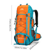65L Outdoor Mountaineering Backpack – Large Capacity Waterproof Hiking & Camping Travel Bag