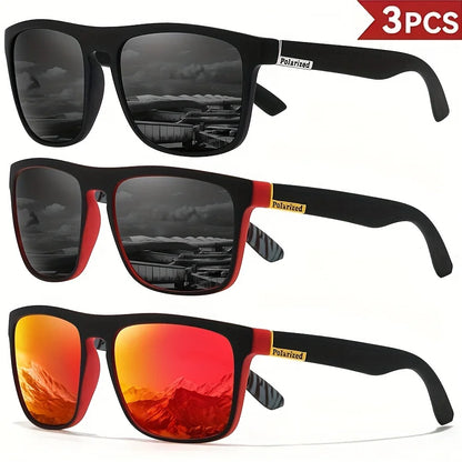 Classic Square Polarized Sunglasses (1-4 Pack)