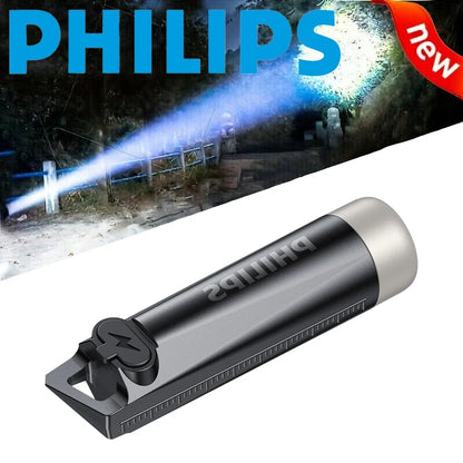 PHILIPS 2025 NEW SFL1121  EDC Flashlight LED Rechargeable Mini EDC Keychain Flashlights Camping Lamp For Hiking Self Defense