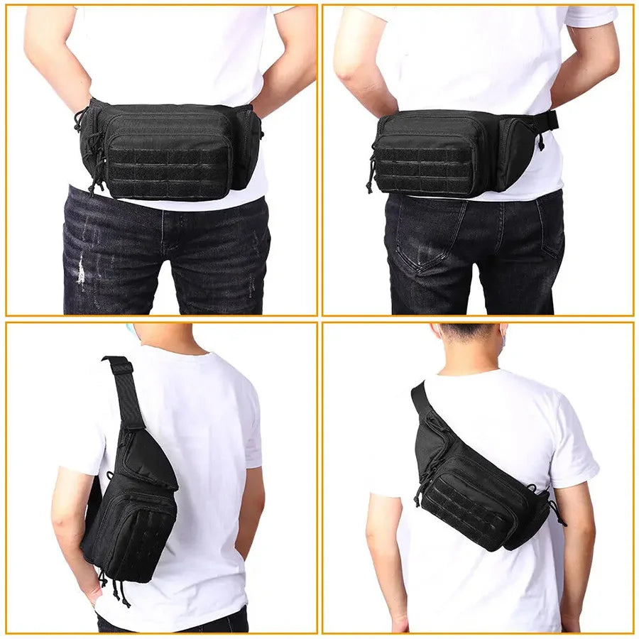 Outdoor Mountaineering Leisure Waist Bag Running Sports Multi functional Bag Cycling Bag Multi functional Tool Shoulder Training