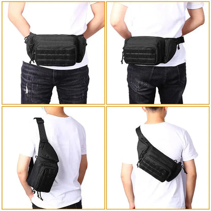 Outdoor Mountaineering Leisure Waist Bag Running Sports Multi functional Bag Cycling Bag Multi functional Tool Shoulder Training