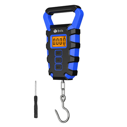 Digital Fish Scale with Tape Measure, 50kg / 110lb