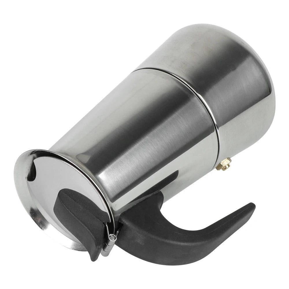 Stainless Steel Moka Coffee Maker Coffee Maker Pot Coffee Pot for Kitchen Mocha Espresso Latte Stovetop Filter 2/4/6/9 Cups