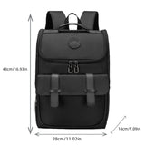 Casual backpack men's fashion trend bag women's lightweight simple commuting casual large capacity travel backpack