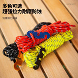 4 Outdoor Tent Ropes, Reflective Ropes Canopy Ropes Reinforced Windproof Ropes with Buckles To Ensure Safety Camping Accessories