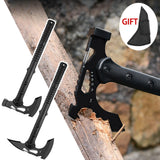 Multi-Purpose Tactical Camping Axe – Fire Engineer & Survival Logging Axe with Ice Breaking Cone