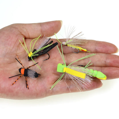 Bimoo Madam Spider Foam Hopper Flies (4 Pack)