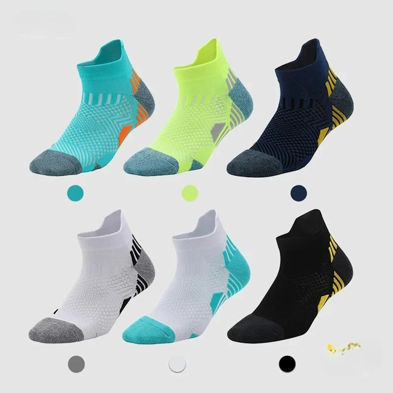 3/1Pairs Sport Compression Ankle Socks Men Women Professional Low Cut Fitness Marathon Running Outdoor Deodorant Breathable Sox