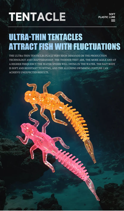 Supercontinent Larva Soft Lures
