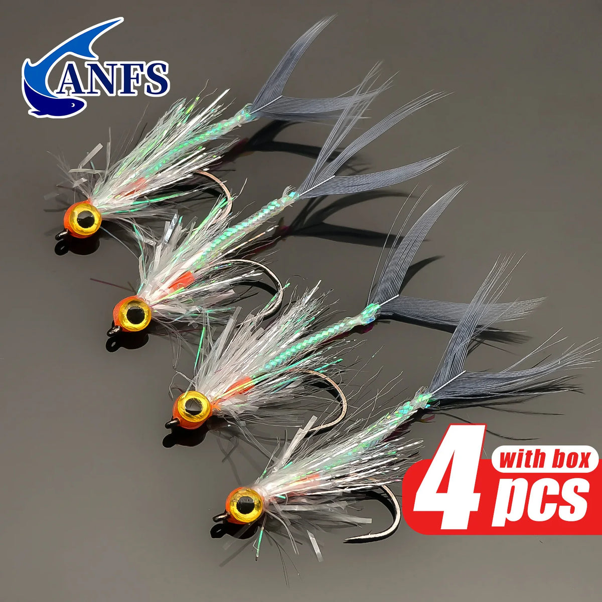 ANFS Baitfish Streamer Flies (4 Pack)