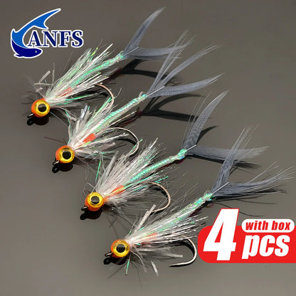 ANFS Baitfish Streamer Flies (4 Pack)