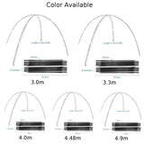 1 Pair Camping Tent  Rods Fiberglass Camping  Tent Pole Bars Outdoor Support  Rods Awning Frames Replacement  Kit Accessories