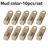 10 PCS Awning Rope Clamp Tarpaulin Clip Tent Canopy Clip Buckle  Reusable Tent Crocodile Clip Awning Outdoor Camping Accessories