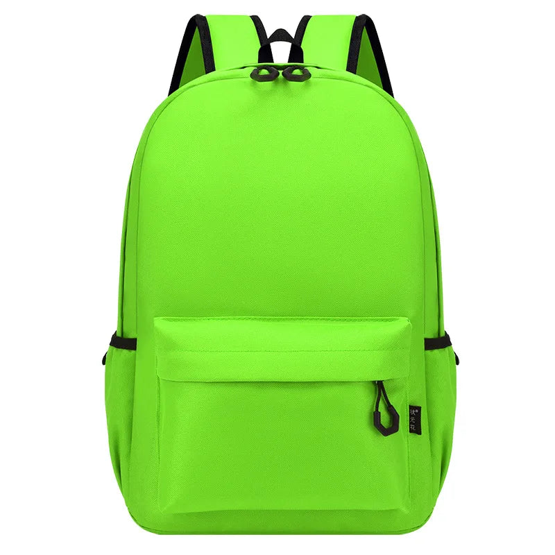 Personalized School Bag Custom Logo School Backpack Training Class Gift School Name Pattern Elementary school backpack wholesale