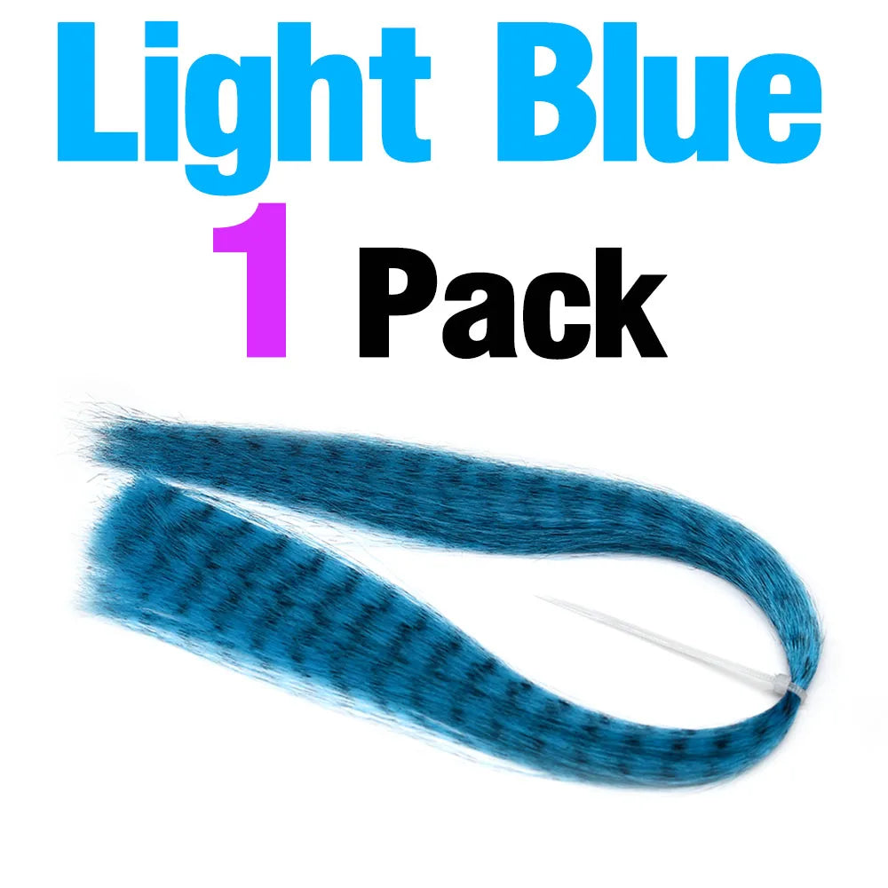 MNFT Zebra Grizzly Streamer Fibers (12 Colors)