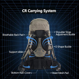 Naturehike Mountain Bag 70L Men's backpacks Waterproof Backpack Outdoor Hiking Climbing Big Capacity Travel Bags Shoulder Bags