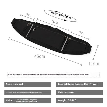 Causal Waist Pack Waterproof Sport Bag Women Men Multifunctional Running Waist Bag Fashion Phone Bag Chest Bags Women Handbag