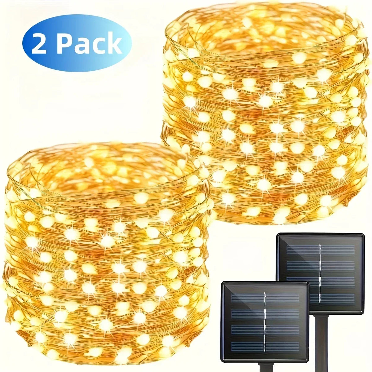 LED Solar Light Outdoor Garden Fairy String Light Led Twinkle Waterproof Lamp for Christmas Patio Tree Party 6m/12m/23m/33m