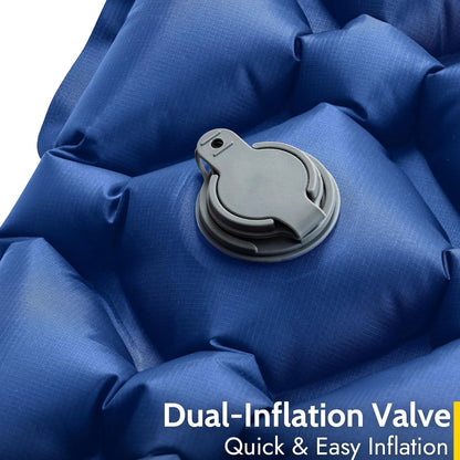 Outdoor Sleeping Pad Camping Inflatable Mattress Ultralight Air Cushion Travel Mat Folding Bed No Headrest For Travel Hiking