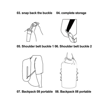 Waterproof Dry Bag Pack Sack 3/5/10/20/35L Swimming Rafting Kayaking River Trekking Floating Sailing Canoing Boating Water Bag