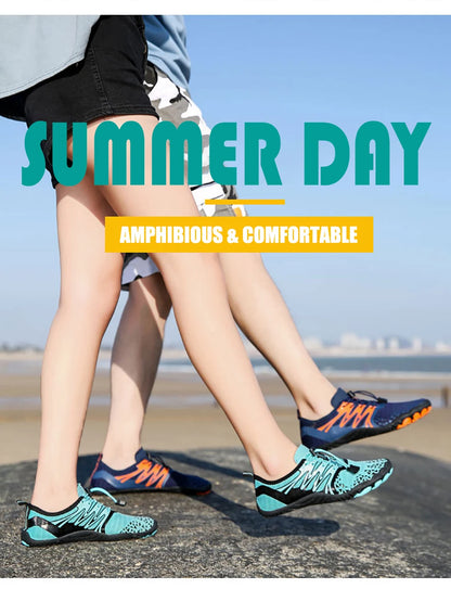 EOCENE Men Women Barefoot Outdoor Sports Aqua Shoes Quick-dry Beach Swimming Fitness Wading Hiking Cycling Water Sneakers Shoes
