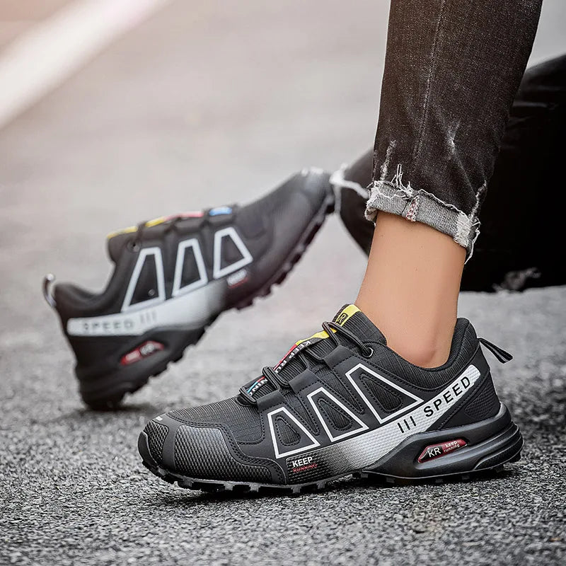 Waterproof Hiking Shoes – Men’s Outdoor Trainers, Climbing & Trekking Sneakers, Anti-Slip Tactical Footwear