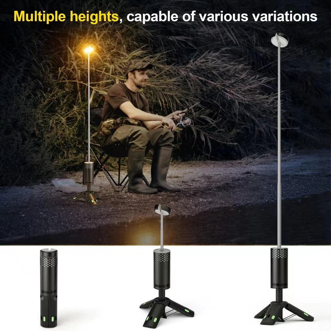 10000mAh Camping Light USB Rechargeable LED Emergency Lamp Outdoor Portable Lanterns with Magnetic Flashlight for BBQ Tents
