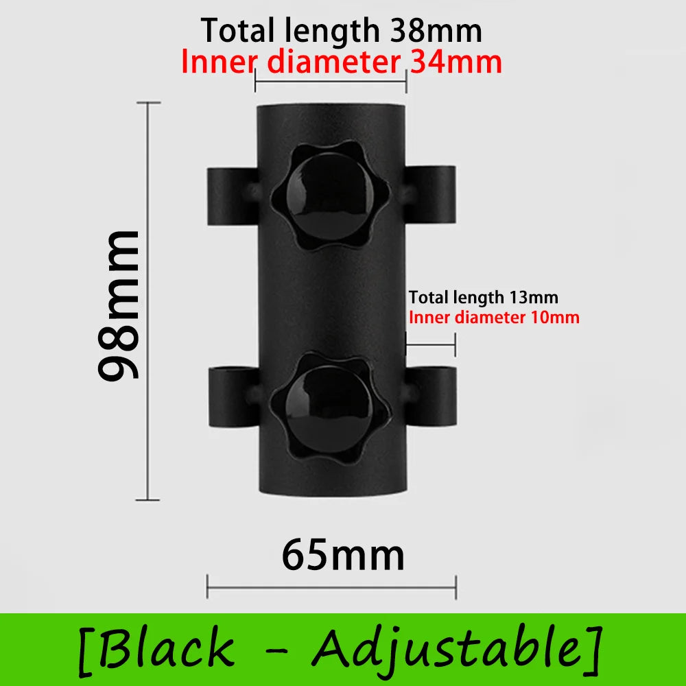 Outdoor camping adjustable canopy pole holder large diameter bracket camping tent canopy accessories strut fixing tube base