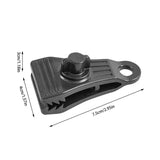 Tent Fasteners Portable Tarps Clips With Lock Grips Versatile Clamps Outdoor Activities Accessories For Camping Sailing