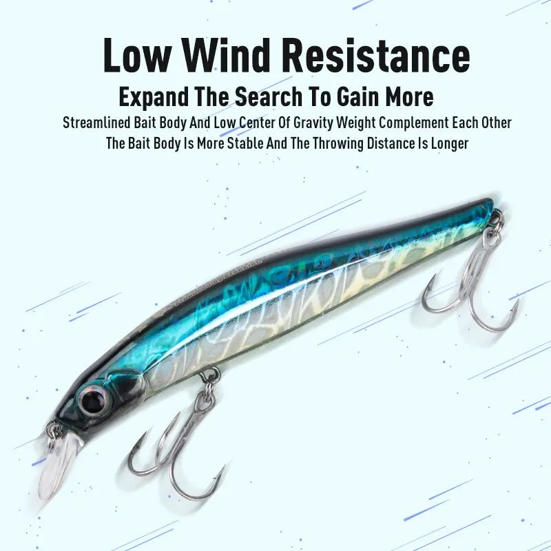 LEYDUN Artist FR Sinking Minnow Jerkbait