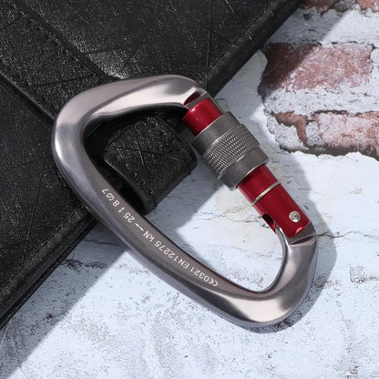 Quality Aluminum Security Master Lock Accessories Mountaineering Protective Equipment Professional Carabiner Climbing Key Hooks
